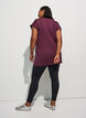 Long workout T-shirt, Red, Model image number 2