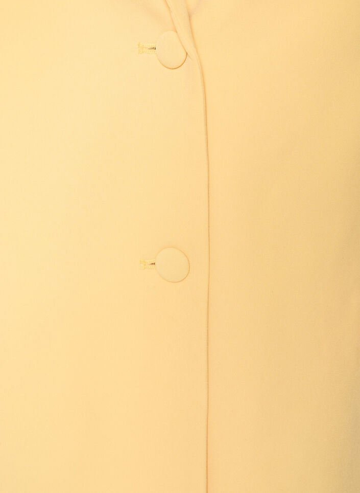 Classic blazer with button closure, Yellow, Packshot image number 2