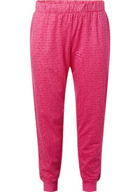 Sweatpants with print and pockets