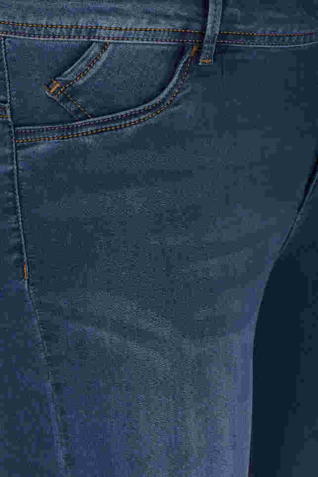 Extra slim fit Nille jeans with a high waist, Blue d. washed, Packshot image number 2