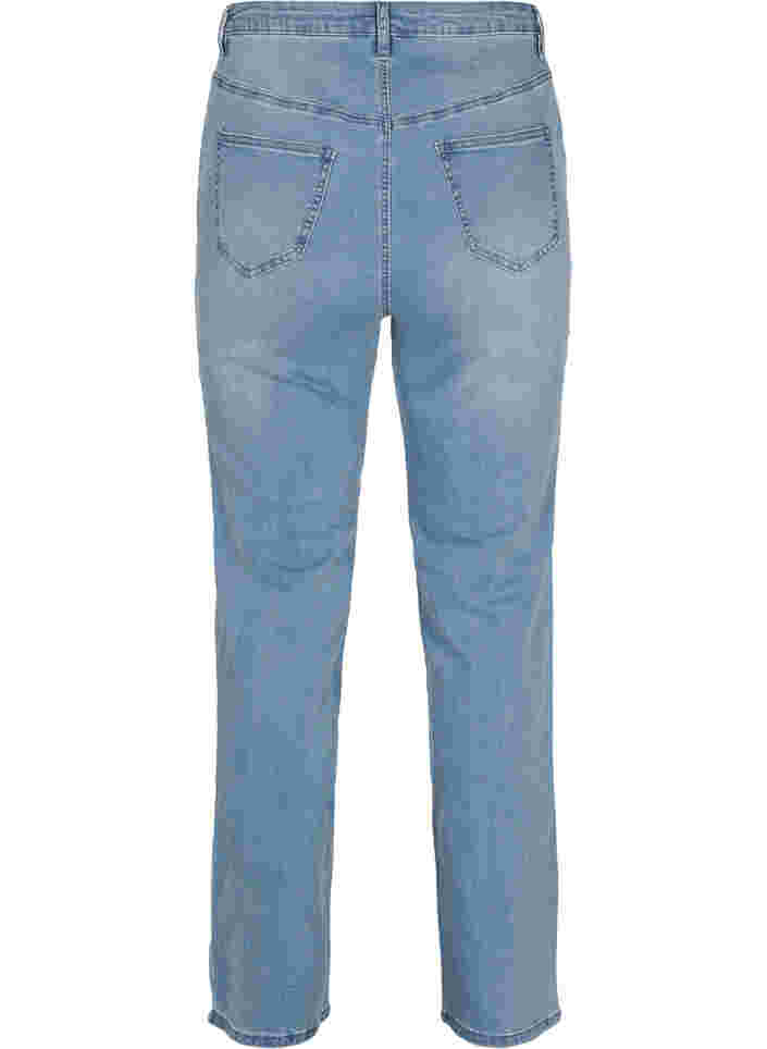 Jeans with an extra high waist, Light blue, Packshot image number 1