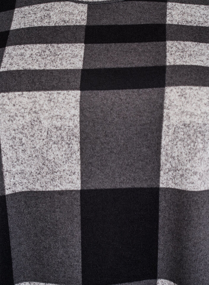 Patterned blouse with long sleeves, Grey, Packshot image number 2