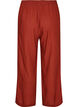 Wide-leg linen and viscose trousers, Red, Packshot image number 1