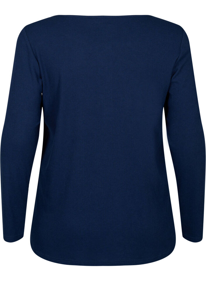 Nightshirt with long sleeves, Navy Blazer, Packshot image number 1