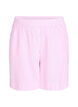 FLASH - Striped Shorts with a high waist, Pink, Packshot image number 0