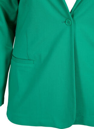 Simple blazer with button, Mint, Packshot image number 2