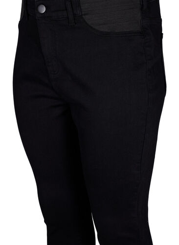 Super slim Amy jeans with elasticated waist, Black, Packshot image number 2