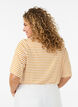 T-shirt with TENCEL&trade; Lyocell and stripes, Yellow, Model image number 2