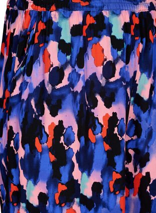 Loose culotte trousers in viscose, Colorful Animal, Packshot image number 2