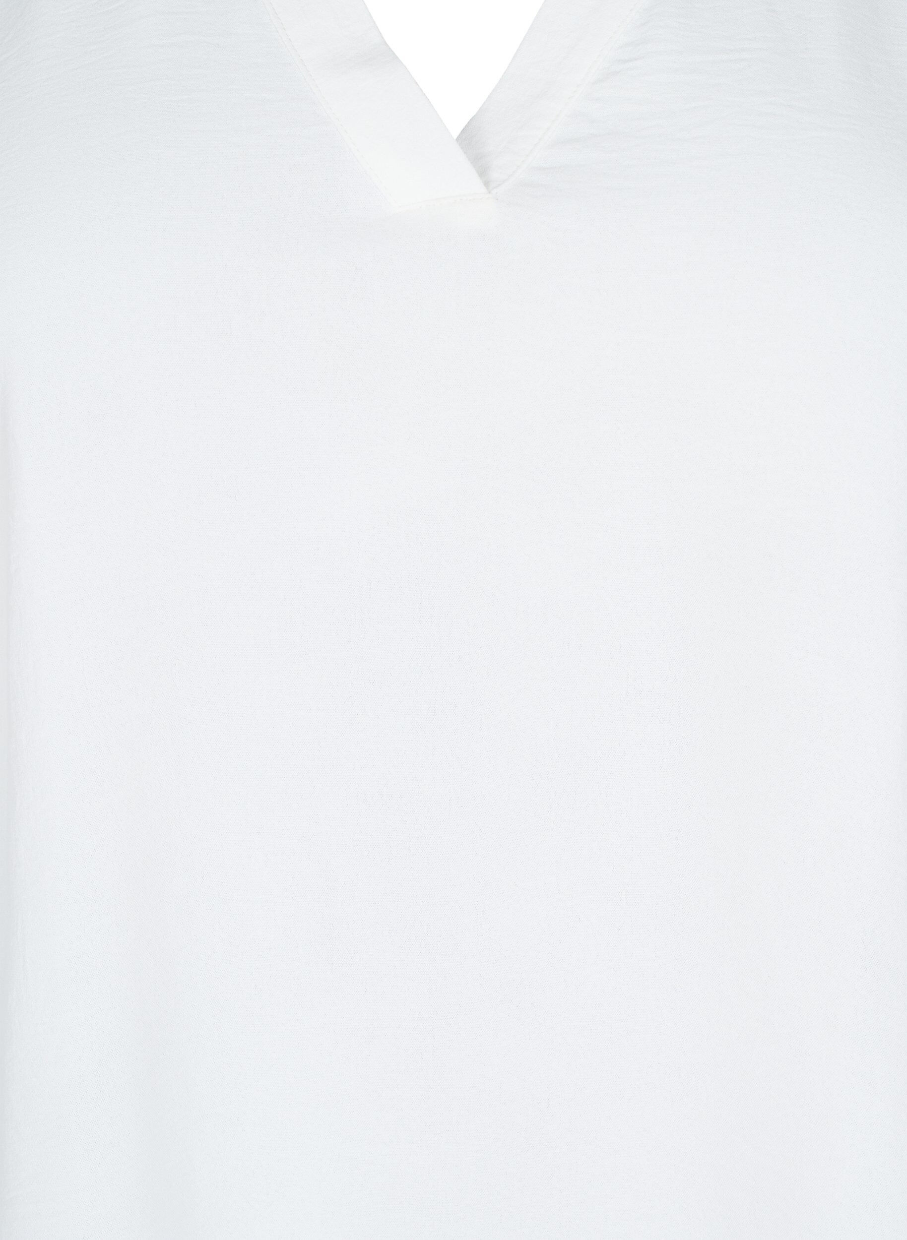 ZizzifashionBlouse with 3/4 sleeves, Vanilla, Packshot image number 2