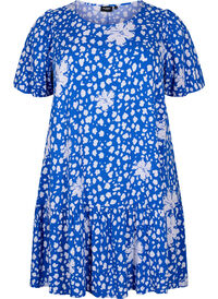 FLASH - Dress in viscose with cutline