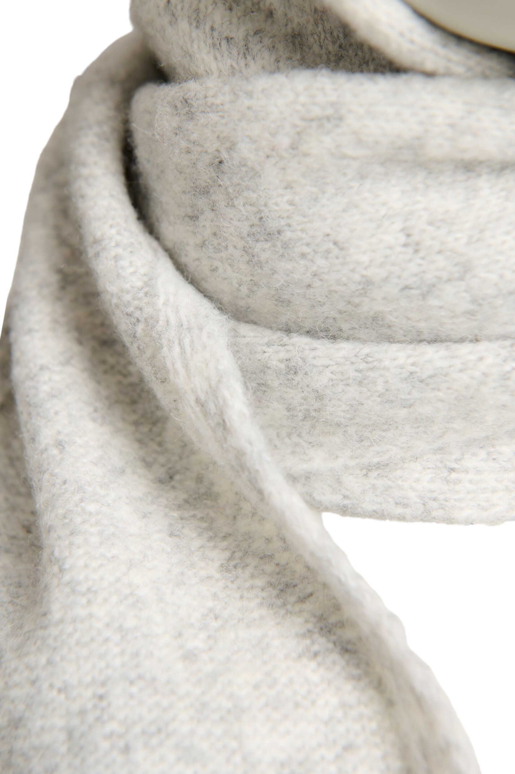 ZizzifashionKnitted hooded scarf, Grey, Packshot image number 2
