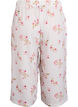 Culotte trousers with print, White, Packshot image number 1