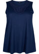 Sleeveless top with lace, Navy Blazer, Packshot image number 0