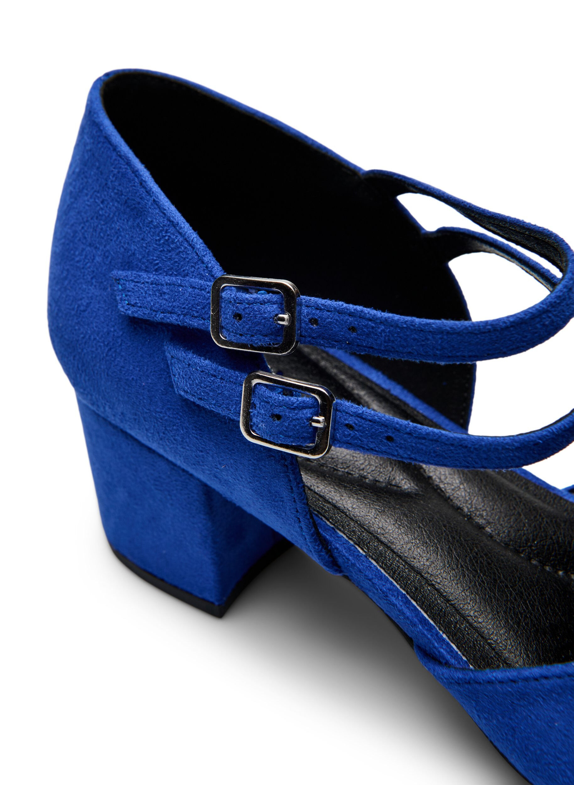 Zizzifashion Pumps with double straps, Blue, Packshot image number 3