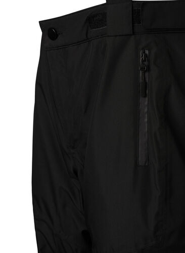 Ski pants with suspenders, Black, Packshot image number 2