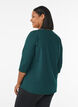 Sports top with 3/4 sleeves, Green, Model image number 2