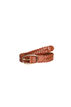 Braided belt in faux leather, Brown, Packshot image number 2