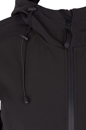 Softshell jacket, Black, Packshot image number 2