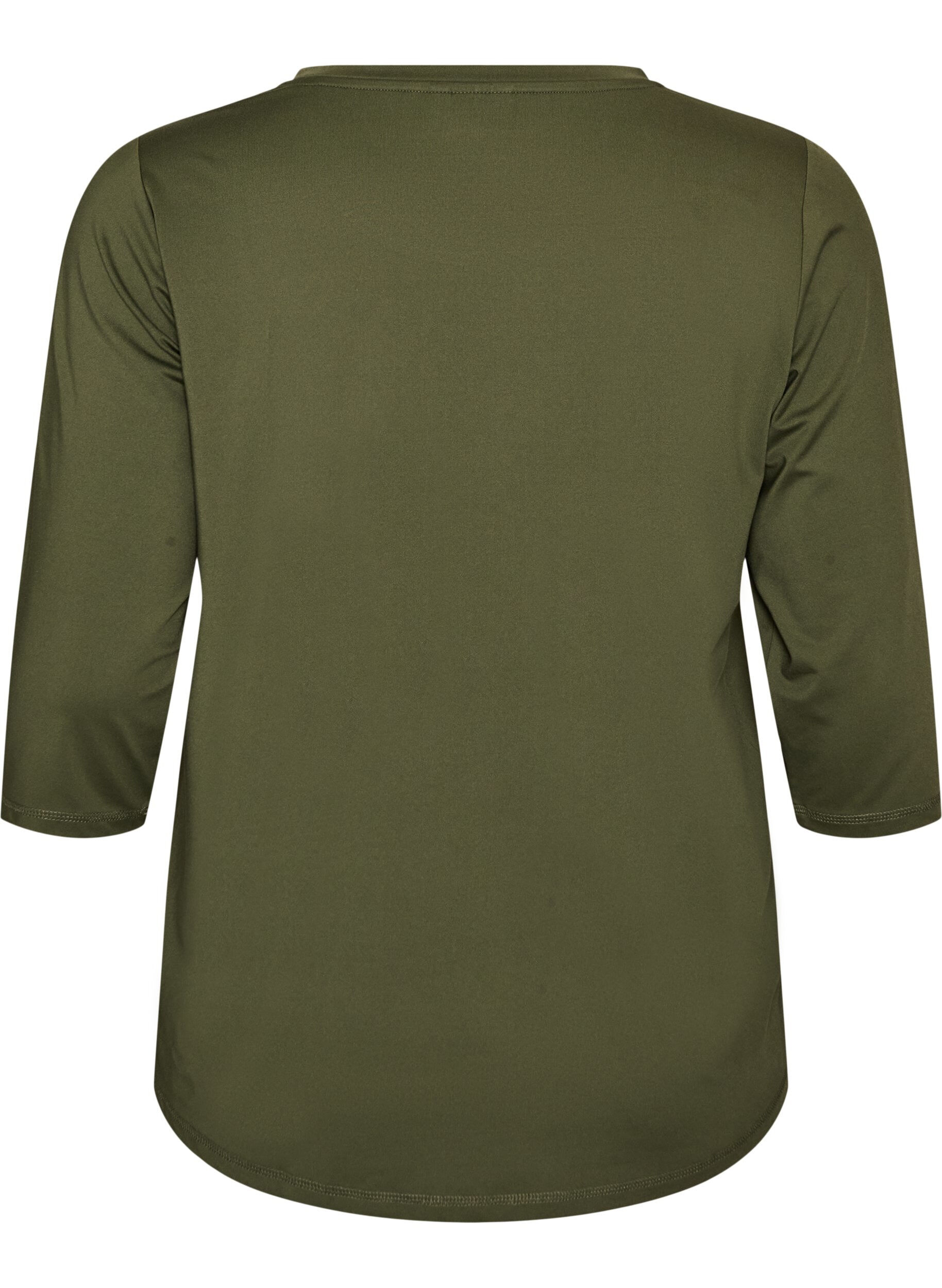 ZizzifashionSports top with 3/4 sleeves, Green, Packshot image number 1