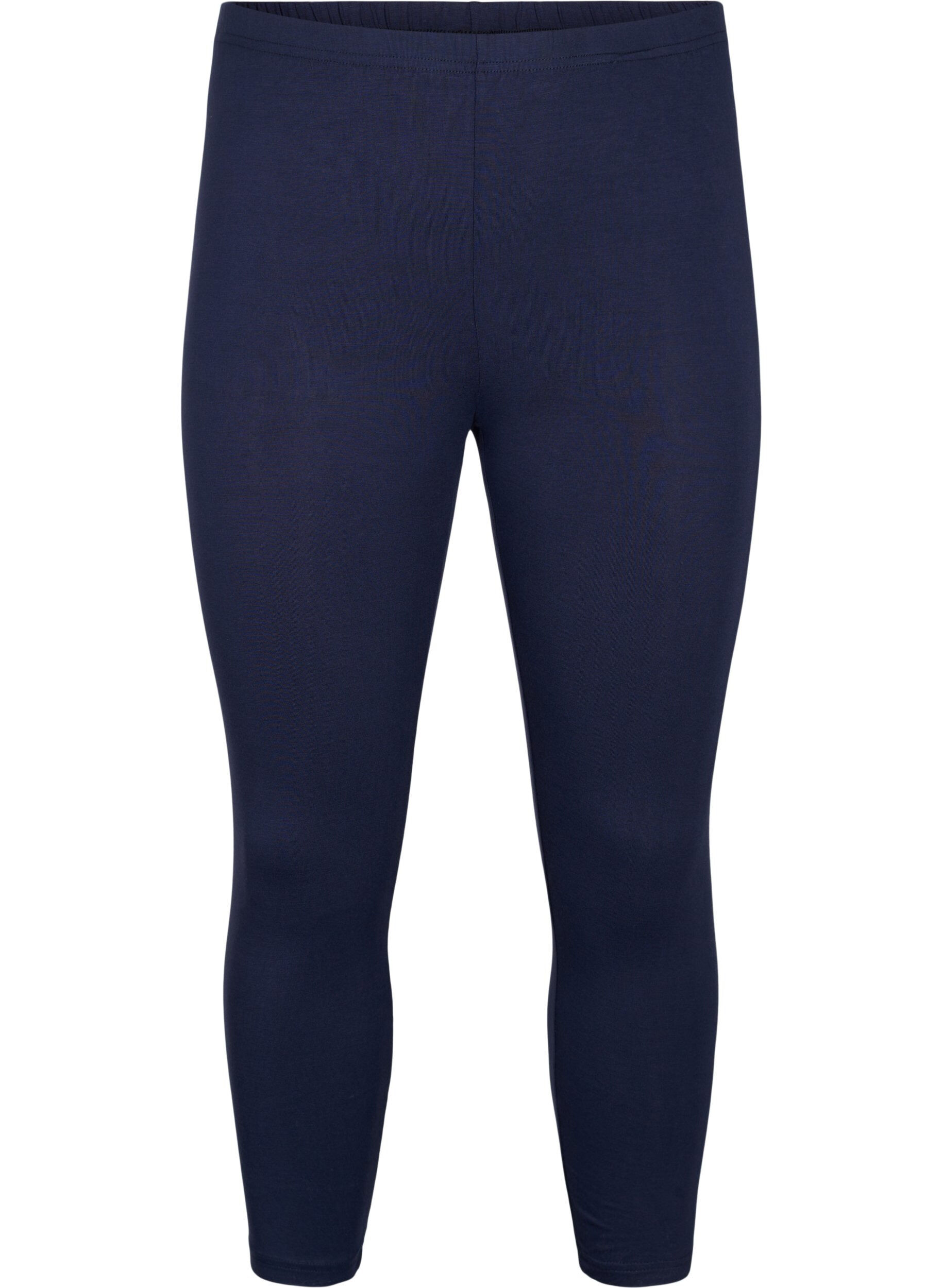 Basic 3/4-length viscose leggings