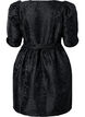 Short wrap dress with 3/4 sleeves, Black, Packshot image number 1