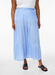 Long skirt with elasticated waist, Light Blue, Model image number 2