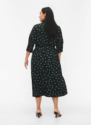 FLASH - Shirt dress with dots, Dot, Model image number 1