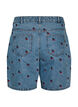 Embroidered denim shorts, Light Blue, Packshot image number 1