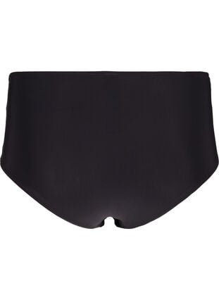 Hipster briefs with embroidery and regular waist, Black, Packshot image number 1