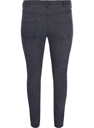 High-waisted super slim Amy jeans , Grey Denim, Packshot image number 1