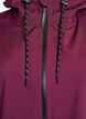 Rain jacket with pockets and hood, Dark Bordeaux, Packshot image number 2