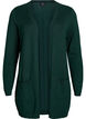 Long knitted cardigan in a viscose blend, Green, Packshot image number 0