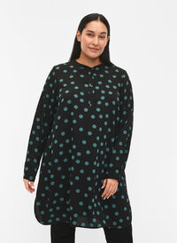 FLASH - Dotted tunic with long sleeves, Dot, Model