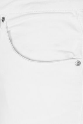 High waisted Amy capri jeans with super slim fit, Bright White, Packshot image number 2