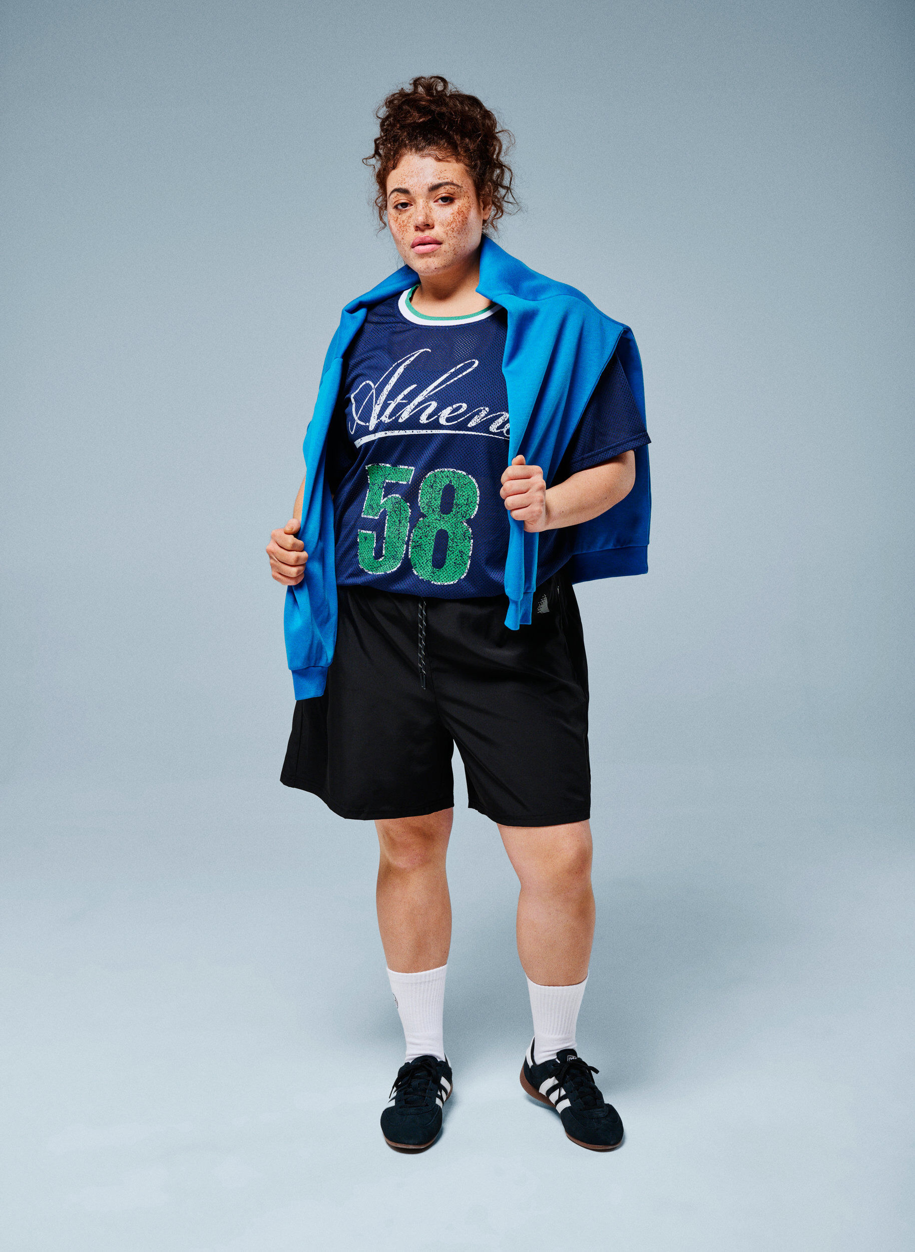 Zizzifashion Training shorts with inner shorts and a phone pocket, Black, Image image number 0