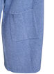 Ribbed Knit Cardigan with Pockets, Blue, Packshot image number 3