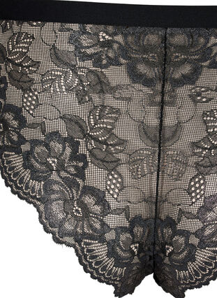 Knickers with lace, Black, Packshot image number 3