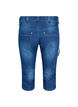 Slim fit capri jeans with pockets, Blue, Packshot image number 1