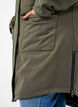 Water-repellent softshell jacket with quilted lining, Green, Model image number 4