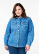 Denim jacket with rhinestones, Blue, Model image number 0