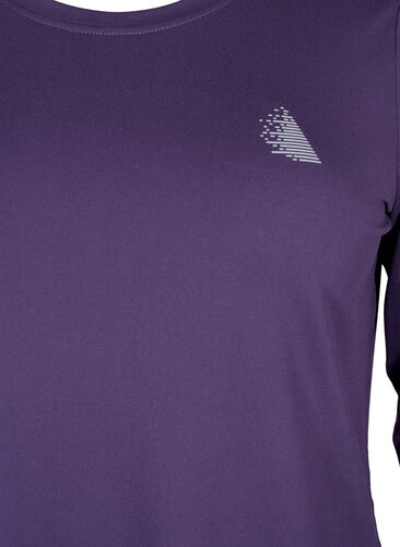 Long-sleeved training shirt, Purple Plumeria, Packshot image number 2