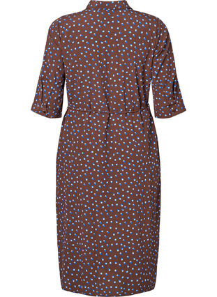 FLASH - Shirt dress with print, Chicory Coffee AOP, Packshot image number 1
