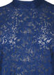 Lace blouse with bow detail, Estate Blue, Packshot image number 2