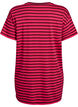 Long striped night T-shirt, Pink, Packshot image number 1