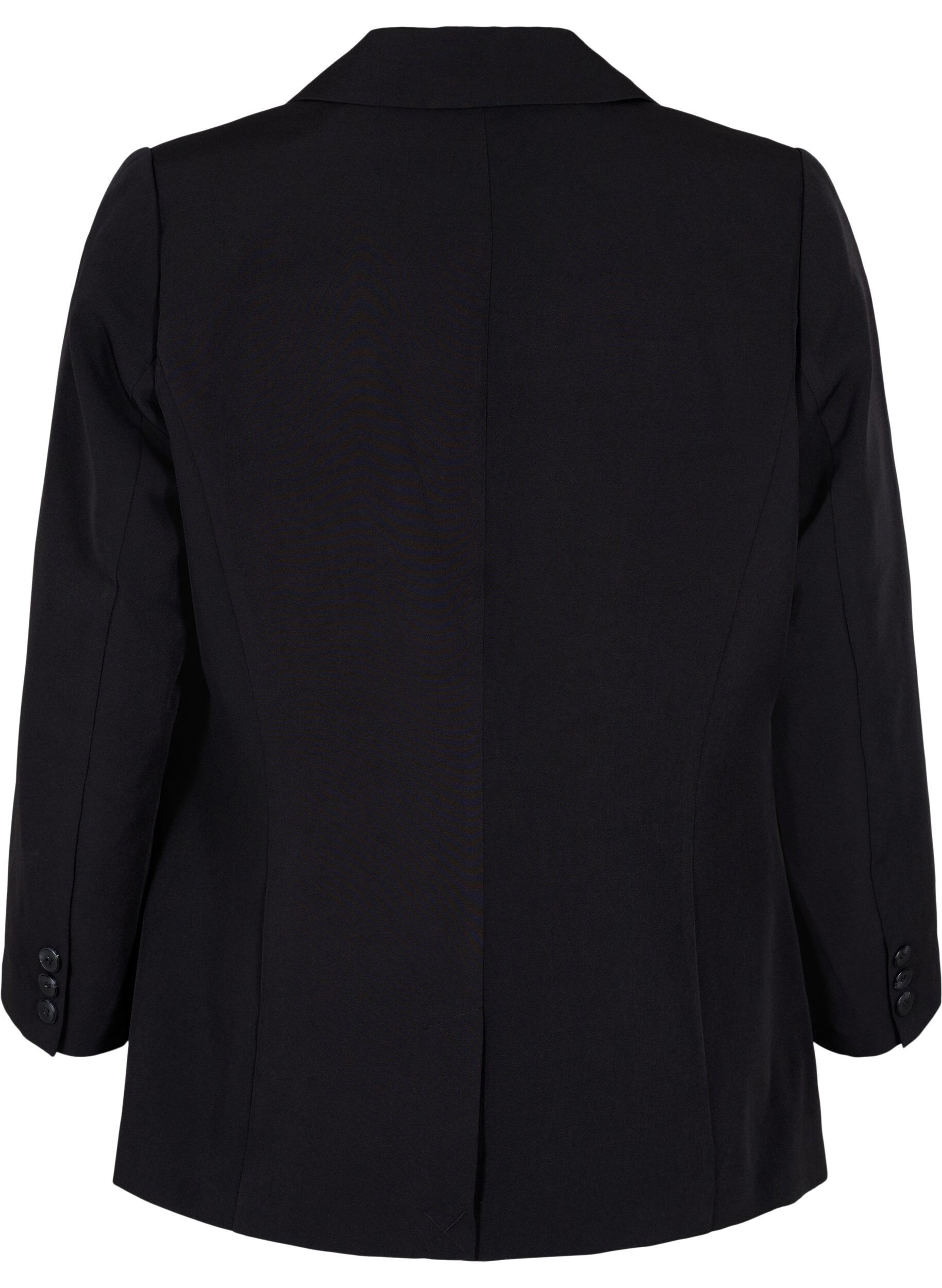 Zizzifashion Blazer with a single button closure, Black, Packshot image number 1