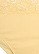 Tai briefs with dobby texture and lace trim, Yellow, Packshot image number 2