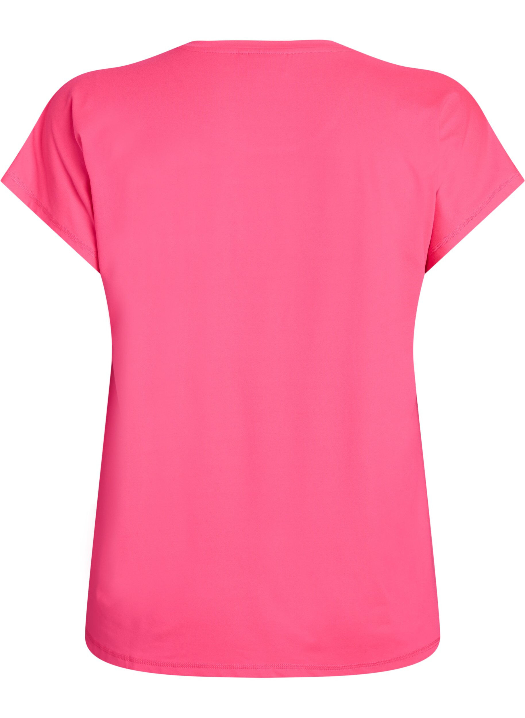 ZizzifashionSolid-coloured training T-shirt, Pink, Packshot image number 1