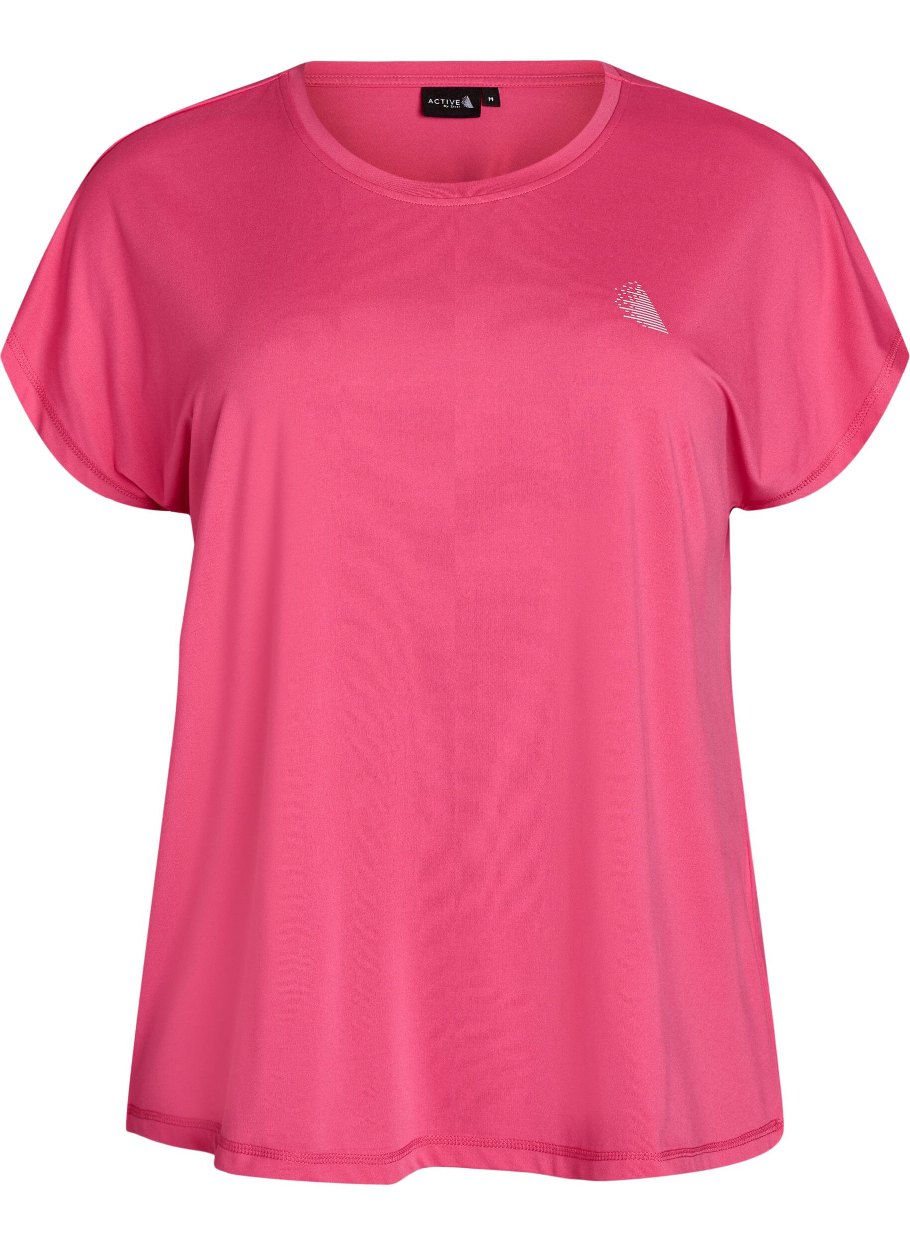 Zizzifashion Solid-coloured training T-shirt, Pink, Packshot image number 0