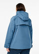 Short spring jacket with detachable hood, Blue, Model image number 2